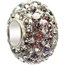 JMQJewelry Birthstone Sterling Silver Murano 4 Colors Beads Charms for Bracelets Women Jewelry