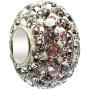 JMQJewelry Birthstone Sterling Silver Murano 4 Colors Beads Charms for Bracelets Women Jewelry