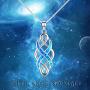 YFN Irish Celtic Knot Created Opal Pendant Necklace Infinity Love Sterling Silver CZ Jewelry 18''