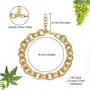 Chunky Chain Necklace - Thick Chain Necklace Choker Trendy Necklaces Cable Link Chain Choker Necklaces for Women Chunky Necklace Punk Metal Fashion Necklace for Girls Cuban Link Chain Choker (Gold)