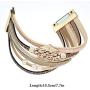 Suyi Leather Bracelet for Women Graduation Gifts for Her Class of 2021 Graduation Wrap Bracelets