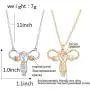 AILUOR Uterus Ovary Pendant Necklace, Feminist Medical Symbol Female Organ Gynecologist Nurse Gift Jewelry