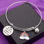 Zuo Bao Rainbow Baby Gift at The End of My Rainbow I Found You Bracelet Gift for New Mom New Mommy Jewelry