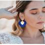 Tassel Hoop Earring, Statement Thread Dangle Earrings Stylish Long Fringe Drop Earrings Lightweight Long Swingy French Hook Earrings for Women Girls
