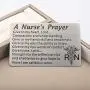 CENWA Nurse Prayer Wallet Card Give to My Heart Lord Compassion and Understanding Gift for Nurse Nursing School Graduation Gift RN Jewelry