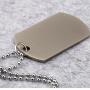 Kings&Pauper 2pcs American Flag USA Patriot Necklace Pendant Jewelry Army Card Stainless Steel Dog Tags 28