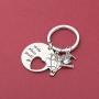 Oh The Places Youll Go Keychain Hot Air Balloon Charm Class of 2019 Graduation Gift