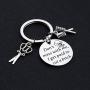 BLEOUK Funny Hair Stylist Gift Hairdresser Gift Funny Hairdresser Keychain Cosmetology Graduation Gift Hair Cutter Barber Gift