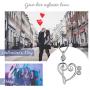 Music Note Heart of Treble and Bass Clef Necklace Women 925 Sterling Silver Infinity Love Musician Pendant Fans Music Symbol Jewelry