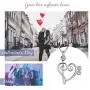Music Note Heart of Treble and Bass Clef Necklace Women 925 Sterling Silver Infinity Love Musician Pendant Fans Music Symbol Jewelry