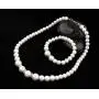 COLORFUL BLING Imitation Pearl Necklace Bracelet Earring Sets Crystal Dangle Pearl Jewelry Sets for Women COLORFUL BLING Imitation Pearl Necklace Bracelet Earring Sets Crystal Dangle Pearl Jewelry Sets for Women