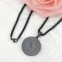 Bible Verse Prayer Necklace Free Chain Christian Jewelry Stainless Steel Praying Hands Coin Medal Pendant