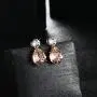 Sllaiss Teardrop Dangle Earrings For Women 14K Gold Plated Crystals Earring With AAA+ Cubic Zirconia Christmas Jewelry Gift For Women