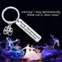 MAOFAED Drama Mask Keychain Broadway Lover Gift Broadway Musical Theater Gift Comedy Tragedy Mask Jewelry Gift for Actor Actress