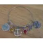 Kits Kiss Marine Mom Bracelet, USMC Mom Bracelet, USMC Bracelet, USMC Jewelry, Marine Bracelet, Marine Mom Jewelry, Anchor Charm, Marine Charm, Marine Mom Bangle Bracelet