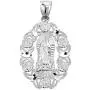 Religious Jewelry by FDJ Blessed Our Lady of Guadalupe Miraculous Medal Charm Necklace in 925 Sterling Silver Religious Jewelry by FDJ Blessed Our Lady of Guadalupe Miraculous Medal Charm Necklace in 925 Sterling Silver