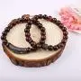 BOMAIL 8mm Tiger Eye Stone Beads Bracelet Elastic Natural Stone Yoga Bracelet for Women Men BOMAIL 8mm Tiger Eye Stone Beads Bracelet Elastic Natural Stone Yoga Bracelet for Women Men