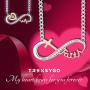 TRENSYGO Infinity Collection 925 Sterling Silver Heartbeat Infinity Cross Anchor Sunflower Nurse Necklace Jewelry Gifts for Women and Girls