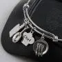 KUIYAI Chef Bracelet Chef Keychain Cooking Charms Bangle Culinary Graduation Gift KUIYAI Chef Bracelet Chef Keychain Cooking Charms Bangle Culinary Graduation Gift