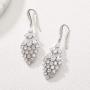 SWEETV Crystal Wedding Bridal Earrings for Brides Bridesmaid, Rhinestone Chandelier Drop Dangle Earrings for Women, Prom Bridal Wedding Jewelry