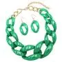 Rosemarie Collections Womens Chunky Link Chain Statement Necklace Set Rosemarie Collections Womens Chunky Link Chain Statement Necklace Set