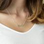 Name Necklace Infinity Style in Sterling Silver - Personalized & Custom Made Jewelry - Gift for Her…