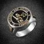 HZMAN Greek goddess Themis stainless steel fashion gold silver vintage mens jewelry ring HZMAN Greek goddess Themis stainless steel fashion gold silver vintage mens jewelry ring