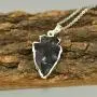 Paialco Natural Crystal Gemstone Rock Healing Crystal Arrow Shape Pendant Necklace Paialco Natural Crystal Gemstone Rock Healing Crystal Arrow Shape Pendant Necklace