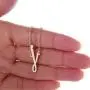 AOLO Initial Necklace 26 Letters from A-Z Stainless Steel Silver and Gold Color