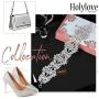Holylove 4 Color Chunky Choker Shiny Bling Crystal Necklace for Women Jewelry Wedding Party Daily Accessories 1 Piece with Gift Box