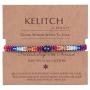 KELITCH Women Pearl Bracelets Wax Rope Wrap Bracelets Miyuki Beads Friendship Jewelry for Summer