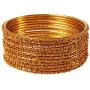 Touchstone New Golden Bangle Collection Indian Bollywood Beautiful Designer Jewelry Bangle Bracelets.