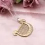 AKTAP Game Inspired Jewelry Harp Pendant Necklace Cosplay Gift for Zelda Fans AKTAP Game Inspired Jewelry Harp Pendant Necklace Cosplay Gift for Zelda Fans