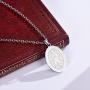 FaithHeart Virgin Mary Necklace Bracelet, Gold Plated/Stainless Steel Christian Blessings Pendant Baptism Jewelry for Women, Virgin Mary Bracelet Jewelry Customize Available (Send Gift Box)