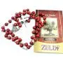 Zuluf Red Rose Scented Wood Rosary Beads Christian Catholic Holy Rosary Beads Cross Necklace | Rose Smell Rosary Petal Red Rare Carved Beads & Silver Plated Cross from Jerusalem Holy Land | ZROS009 Zuluf Red Rose Scented Wood Rosary Beads Christian Catholic Holy Rosary Beads Cross Necklace | Rose Smell Rosary Petal Red Rare Carved Beads & Silver Plated Cross from Jerusalem Holy Land | ZROS009