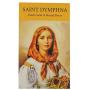 VILLAGE GIFT IMPORTERS 1'' Saint Dymphna Medal and Holy Card | Patron Saint of Mental Illness | Made in Italy | Christian Jewelry