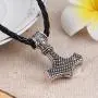 AILUOR Men Viking Leather Norse Thors Hammer Mjolnir Celtic Knot Pendant Necklace Jewelry Scandinavian AILUOR Men Viking Leather Norse Thors Hammer Mjolnir Celtic Knot Pendant Necklace Jewelry Scandinavian