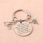 Nurse Practitioner Graduation Gift NP Keychain NP Charm Gift Medical Caduceus Grad Nursing Inspirational Gifts for NP Take Pride in How Far You Have Come