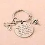 Nurse Practitioner Graduation Gift NP Keychain NP Charm Gift Medical Caduceus Grad Nursing Inspirational Gifts for NP Take Pride in How Far You Have Come