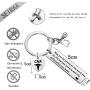 SEIRAA CNA Keychain Certified Nursing Assistant Gift for CNA Graduates You Make a Difference Keychain