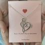 Your Always Charm Heart Music Necklace,Gifts for Music Teacher ,Musician ,Music Lover