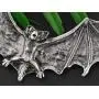 Alilang Frightening Halloween Enamel Paint Flying Bat Metal Chain Pendant Necklace Alilang Frightening Halloween Enamel Paint Flying Bat Metal Chain Pendant Necklace