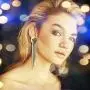 Long Tassel Chandelier Earrings - Rhinestone Floral Earrings with Sleek Fringe - Great Idea for Prom, Party