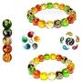 EagleWings 2-Piece 5 Elements Prosperity Feng Shui Mantra Bracelets 10mm and 12mm with Gift Boxes | Yin-Yang | Attracts Love, Wealth, Luck, Health, Blessings & Protection | for Men Women & Kids