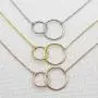 IDLAN Mom to Be Gift Pregnancy Gift New Mom Gift Expectant Mother Necklace 2 Interlocking Infinity Circles Necklace IDLAN Mom to Be Gift Pregnancy Gift New Mom Gift Expectant Mother Necklace 2 Interlocking Infinity Circles Necklace