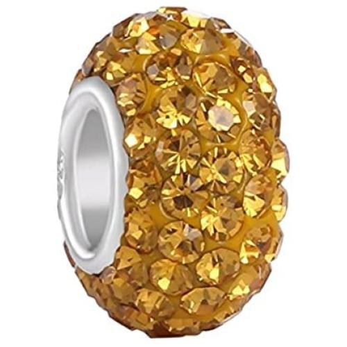 Adabele Sterling Silver Jan-Dec Birthstone Charm Beads Swarovski Crystal Elements fit All Charm Bracelets Necklace Women Girls Birthday Gift Compatible with Pandora