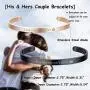 Jstyle 4Pcs Couple Necklace Bracelets Matching Set for Men Women Love Heart Puzzle Pendant Necklace Cuff Bangle Bracelet His & Hers Gift for Mom Jstyle 4Pcs Couple Necklace Bracelets Matching Set for Men Women Love Heart Puzzle Pendant Necklace Cuff Bangle Bracelet His & Hers Gift for Mom