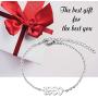 FAADBUK Birth Years Anklet Initial Year Number Silver Pendant Anklets 1980-2020 Initial Year Number Anklet Old English Arabic Number Stainless Steel Friendship Ankle Bracelet