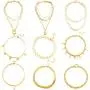 Hicarer 9 Pieces Gold Chain Necklace Sets Gold Layered Chain Necklace Boho Pendant Choker Paperclip Lock Coin Chunky Link Chain Jewelry for Women Girls Hicarer 9 Pieces Gold Chain Necklace Sets Gold Layered Chain Necklace Boho Pendant Choker Paperclip Lock Coin Chunky Link Chain Jewelry for Women Girls