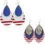 July 4th Earrings for Women - Independence Day Jewelry - Patriotic Earrings - American Flag Patriotic Jewelry - Red, White and Blue - Stripes & Stars - Sequence Earrings for Women July 4th Earrings for Women - Independence Day Jewelry - Patriotic Earrings - American Flag Patriotic Jewelry - Red, White and Blue - Stripes & Stars - Sequence Earrings for Women